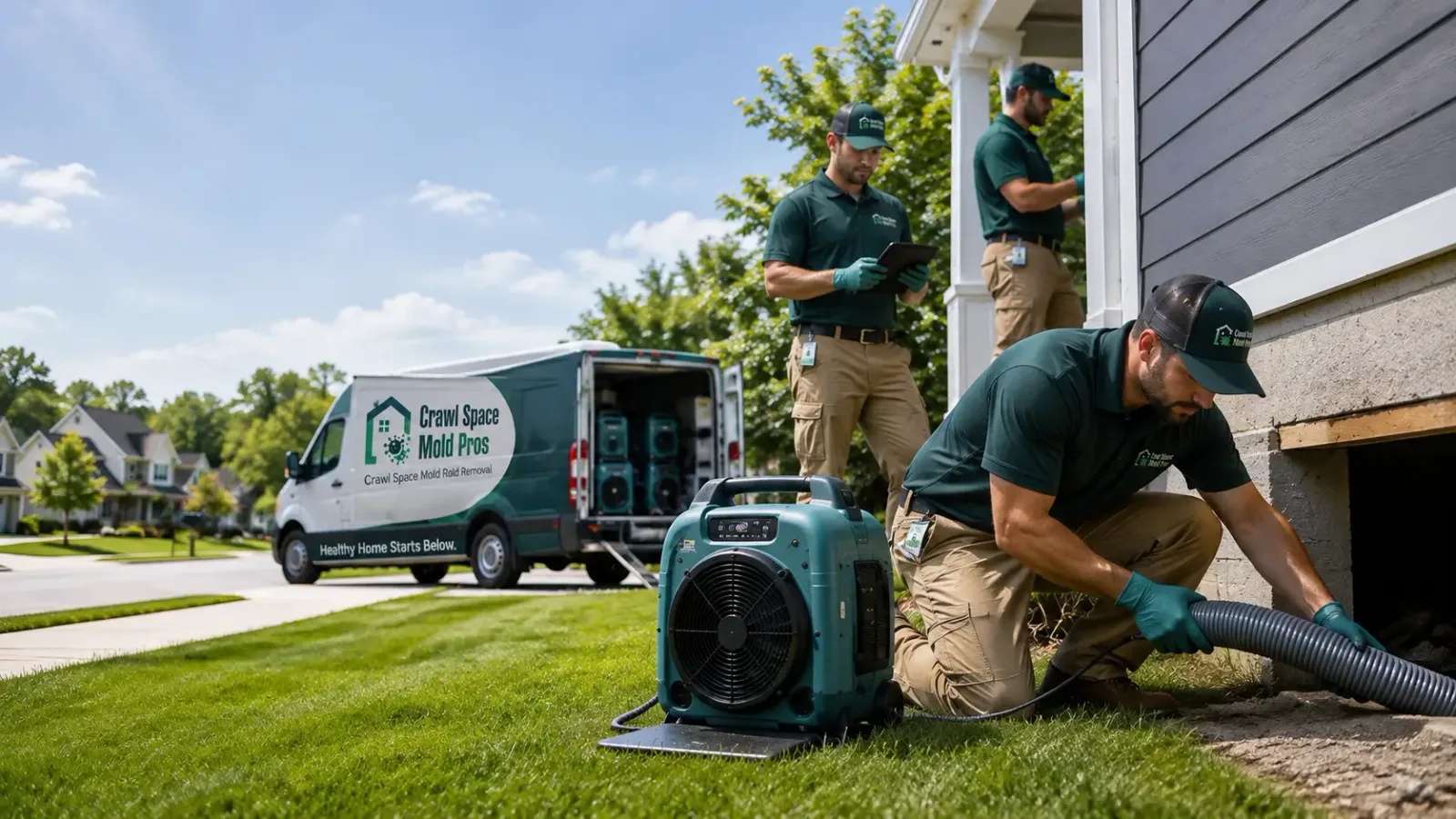 Crawl Space Mold Removal in Dinwiddie, VA